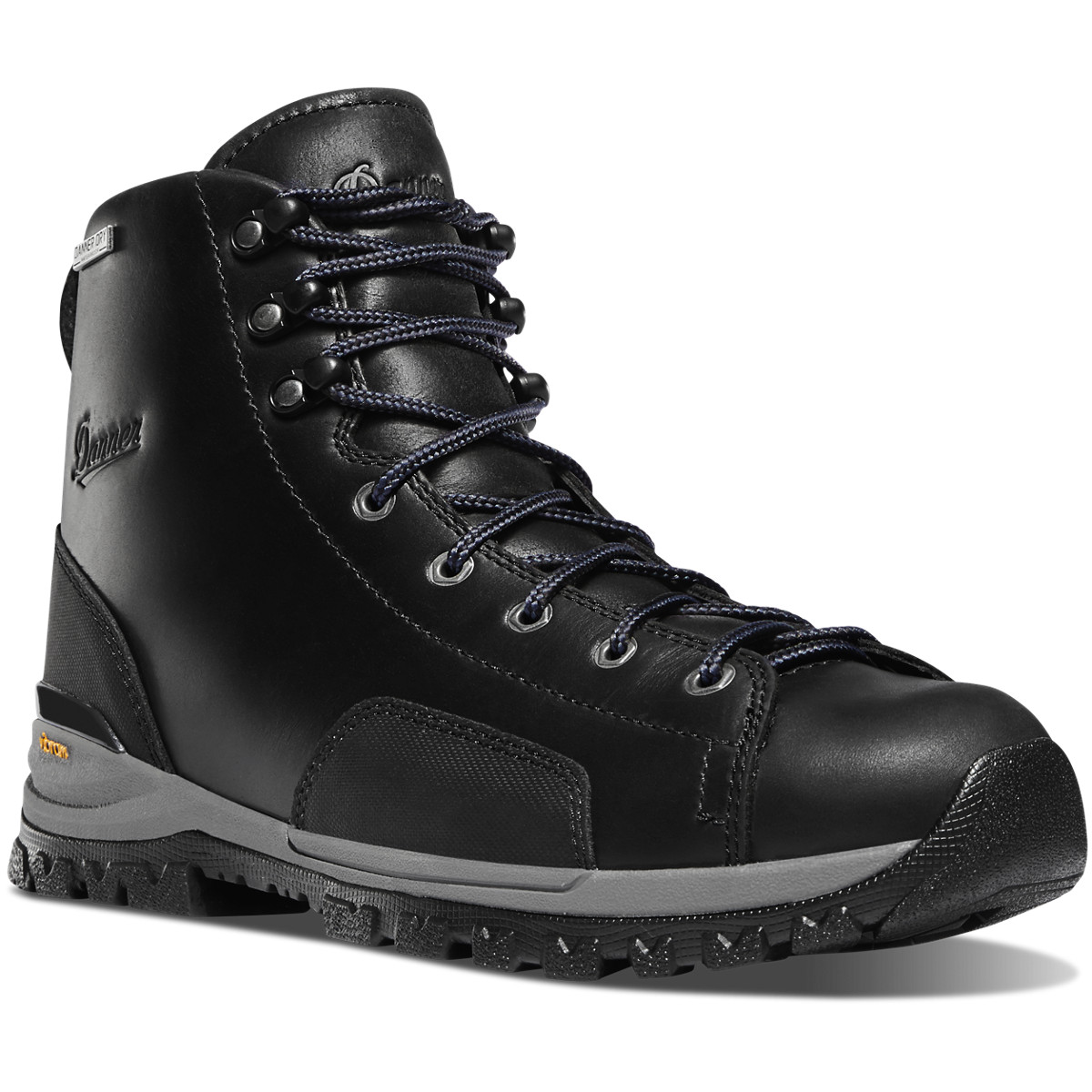 Botas De Trabajo Danner Hombre Mexico - Stronghold Composite Toe Negros - IYMOK7183